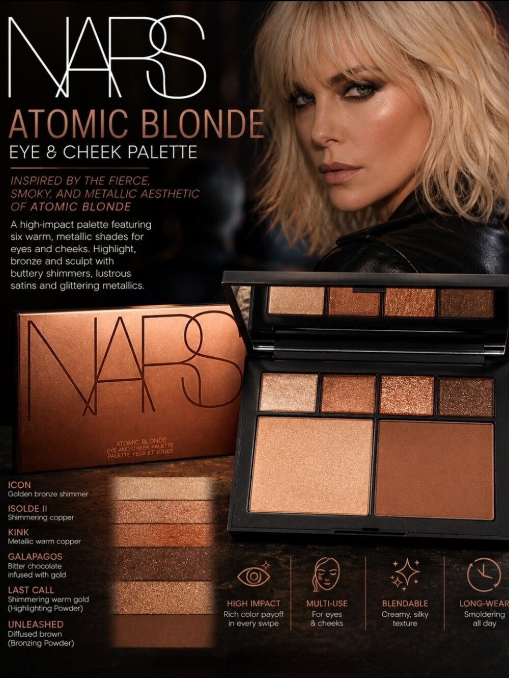 NARS Atomic Blonde Limited Edition Eye and Cheek Palette